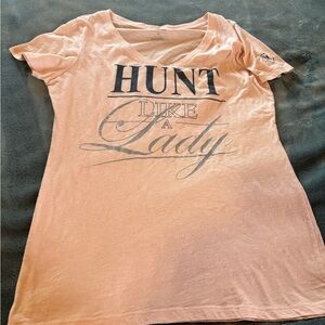 Peach Graphic T-Shirt